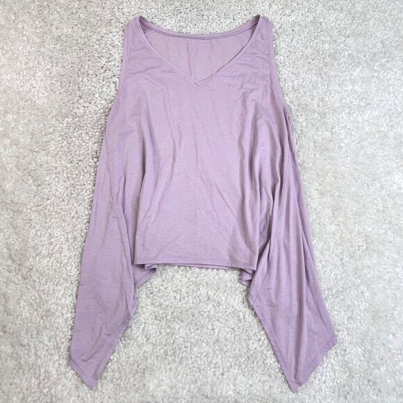 Lululemon Watch Me Flip Tank Heathered Lilac Quartz 12 - Picture 2 of 10